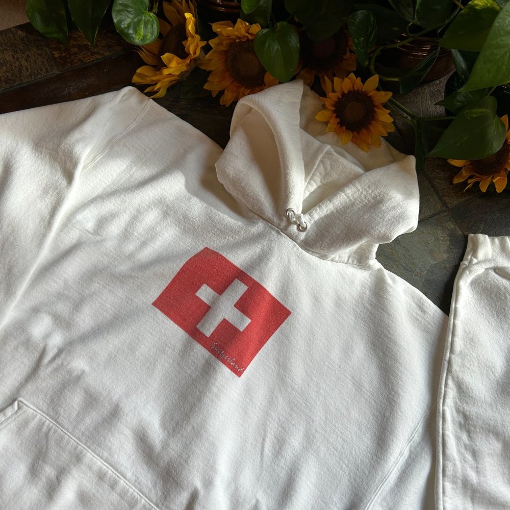 Switzerland/Swiss Flag Hoodie - Picture 2 of 11